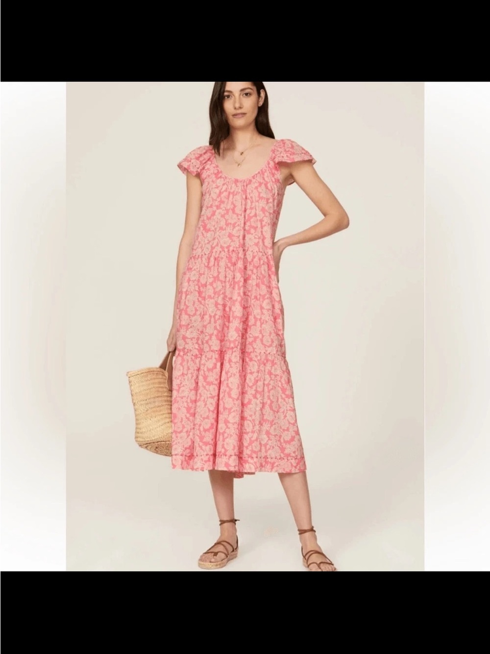 The Great. Plumeria Whipstitched Maxi Small and Medium